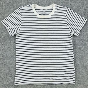 Hollister Blue & White Striped Tee Must Have Collection Size Small